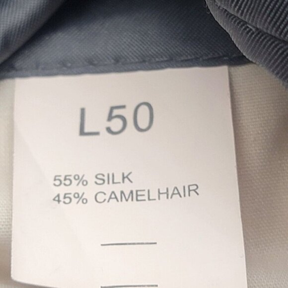 Jos A Bank Jacket Mens 50 L Signature Collection Gray Silk Camelhair Blazer - Picture 11 of 13